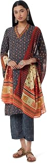 BIBA Women Polyester Straight Kurta Narrow Palazzo Suit Set Price In India