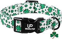 Vista 28 de Collar de perro de algodón de dinosaurio con hebilla de metal, collar de regalo para niñas o niños pequeños, medianos y grandes, lindos collares