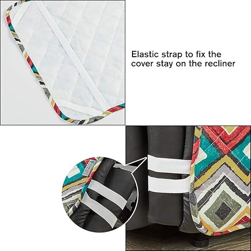 Miniatura 4 de STONECREST - Funda reclinable con calefacción, resistente al agua, con estampado de diamantes Bryce, sillón reclinable con calefacción de 23