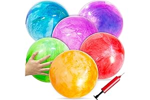 Qiuttnqn Inflatable Bouncy Balls