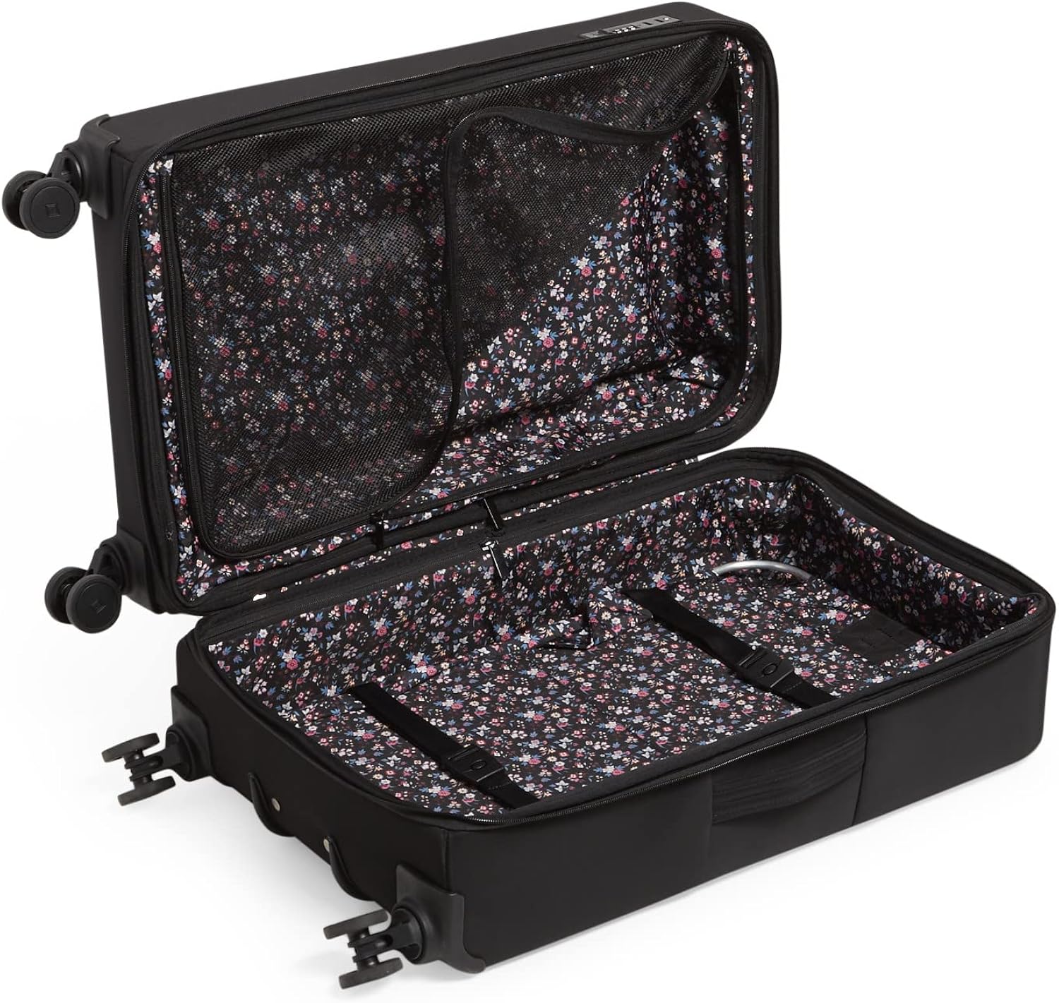 Vista 3 de Vera Bradley Womens Softside Rolling Suitcase Luggage