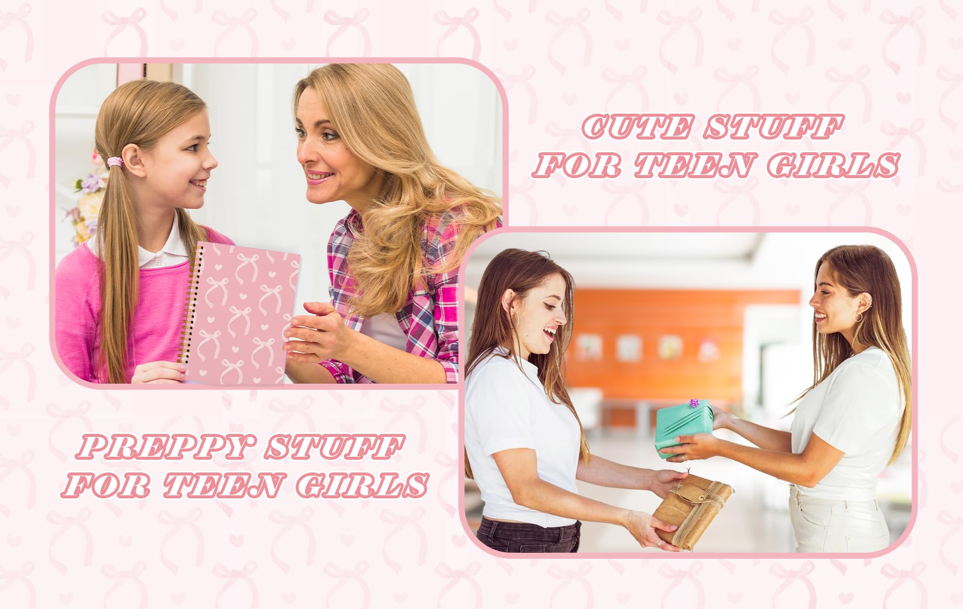 QUICQOD 711 notebook pinkbow-notebook