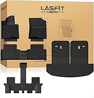 Vista 28 de LASFIT Alfombrillas para automóvil, para todo tipo de clima, elastómero termoplástico personalizable, fácil de limpiar, resistente, no se doblan