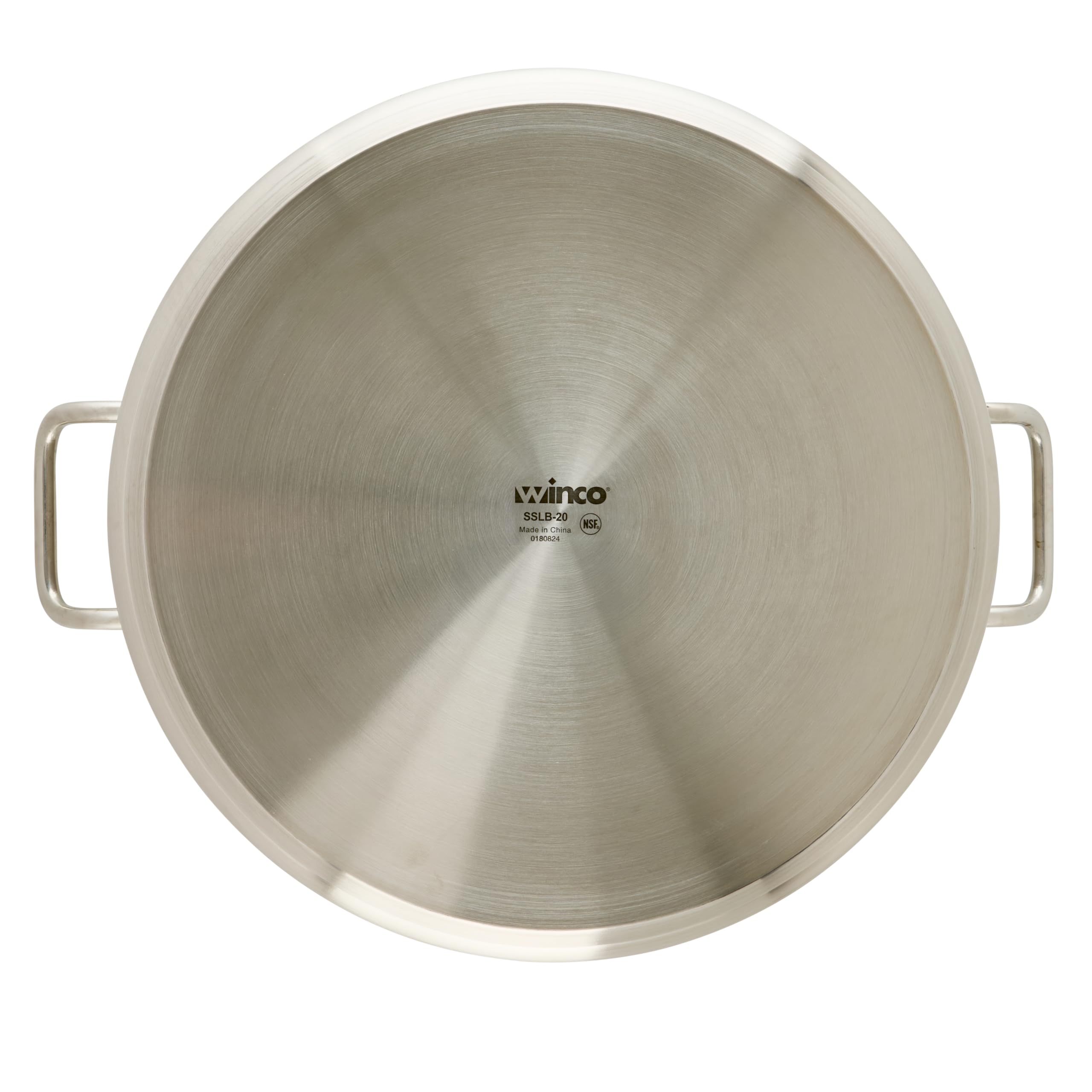 Winco 20qt Stainless Steel Braising Pan -6 Winco 20qt Stainless Steel Braising Pan -6