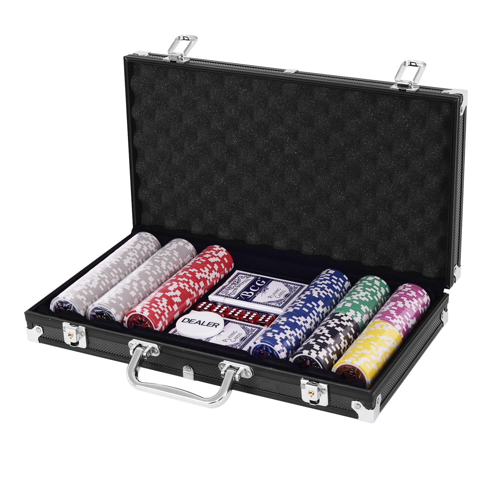 Amazon | チップ300枚セット 数字貼紙 11g カジノチップ ポーカー