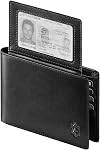 Zitahli Portefeuille pour hommes 12 Porte carte Slim RFID Cuir 2 ID Porte-fenêtre pour hommes avec boîte cadeau