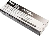 Pentel Refill Ink for EnerGel Liquid Gel Pen, (0.5mm), Fine Line, Needle Tip, Black Ink, Box of 12 (LRN5-A) – view 8