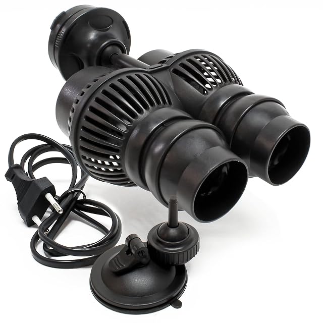 SunSun JVP-202AB Bomba circulación acuario doble 12000l/h 24W soporte magnético generador de olas bomba…