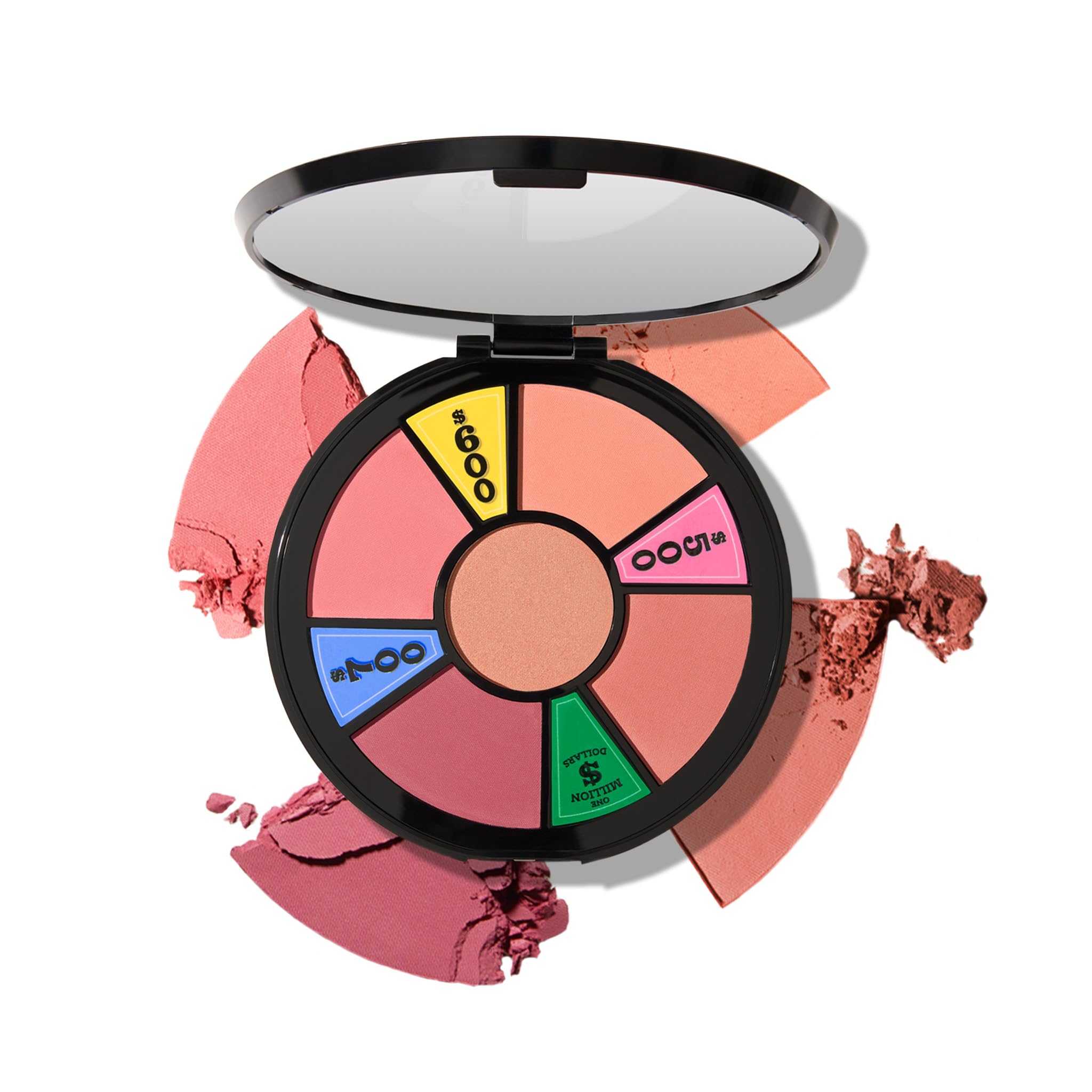 x Wheel of Fortune Limited Edition Collab The Wheel Blush Palette 5 pc Multi-Finish Blushes