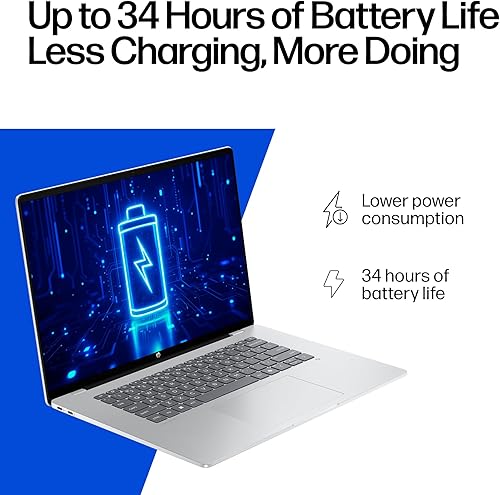 Miniatura 3 de HP OmniBook 5 PC AI de 16 pulgadas de próxima generación, pantalla táctil 2K, Snapdragon X Plus X1P-42-100, 16 GB de RAM, SSD de 512 GB, GPU