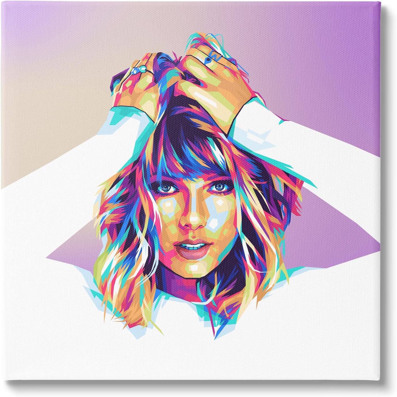 Stupell Industries Modern Taylor Portrait Canvas Wall Art by Birch&Ink