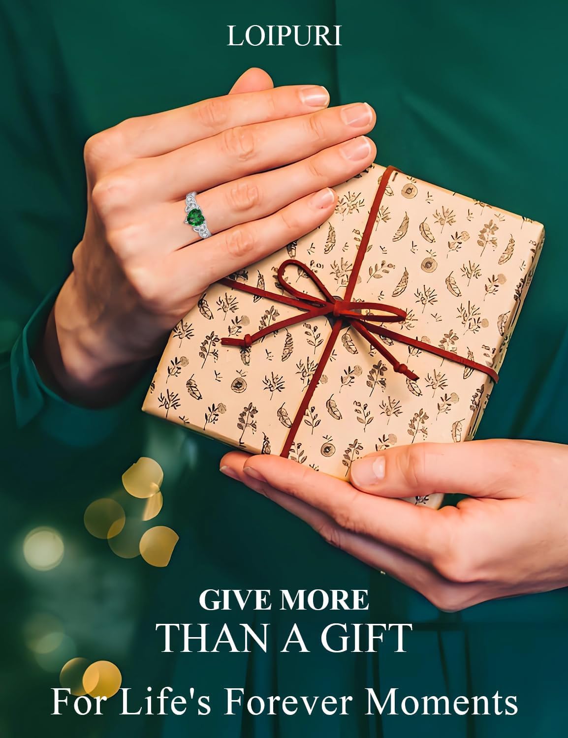 Moissanite Promise Rings for Her, 2CT D Color VVS1, Heart Shaped Celtic Knot, 925 Sterling Silver Engagement Wedding Anniversary Valentines Promise Gift with Certificate - Image 6