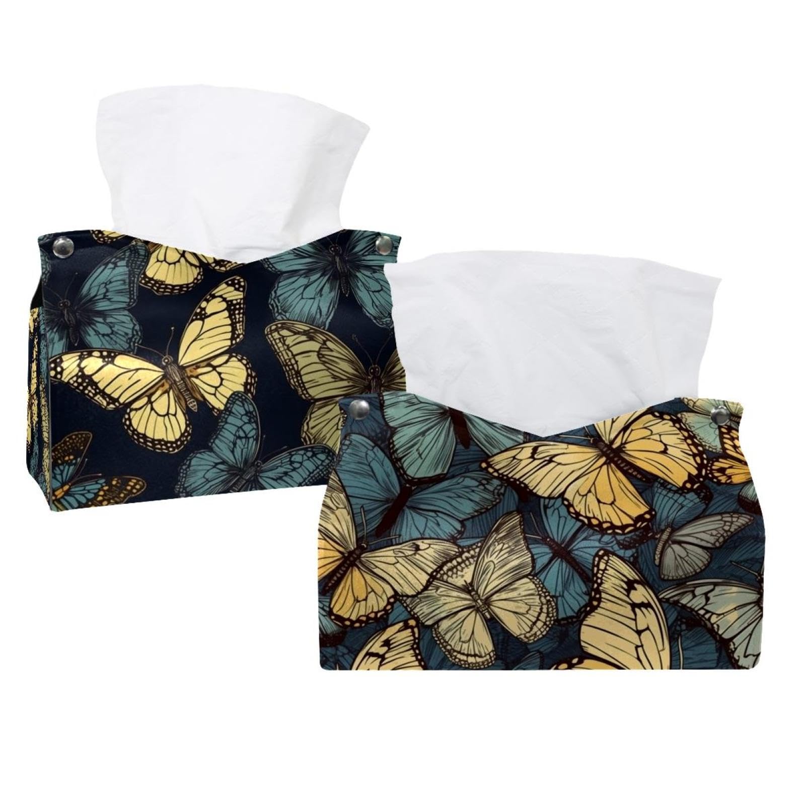 Boîte à mouchoirs papillon : protégez vos mouchoirs avec élégance et douceur