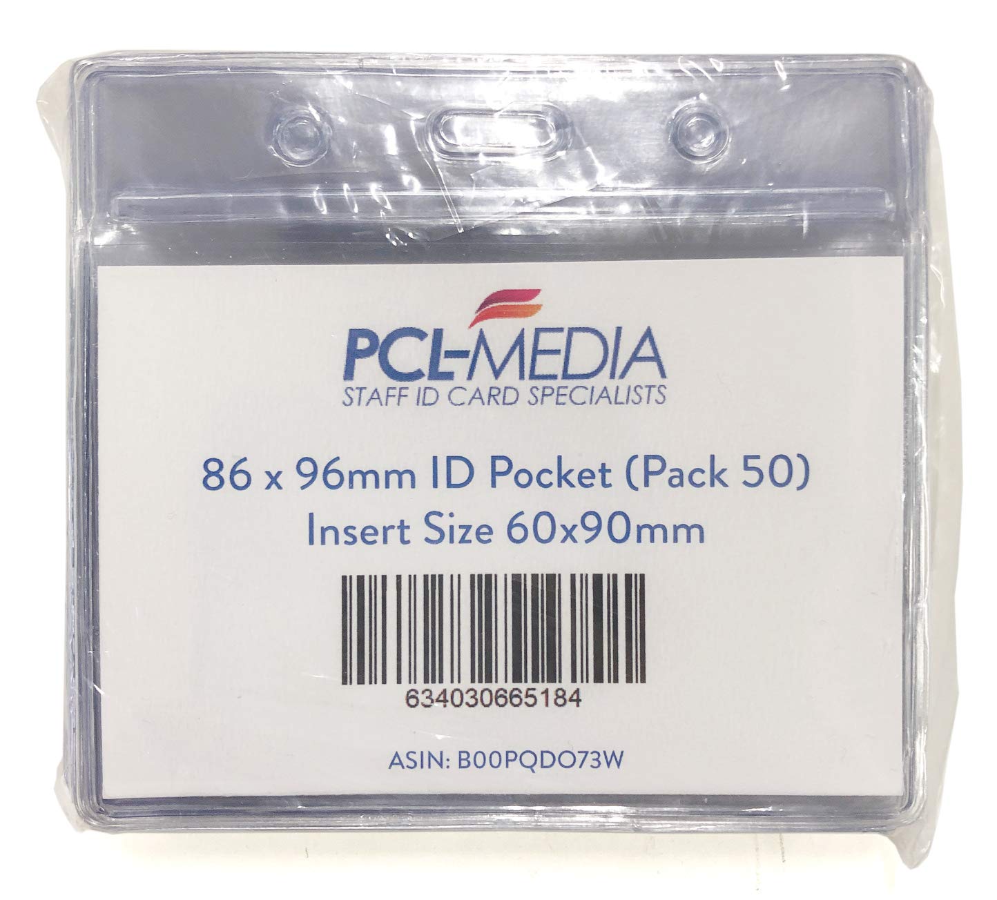 50 PCS Clear ID Card Holder Flexible - Image 2