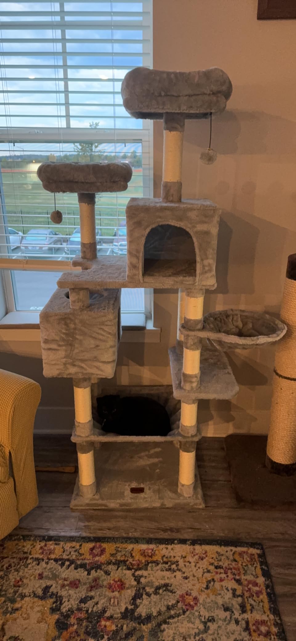 15/mo Finance Kilodor Tall Cat Tree, 65inch Cat Tower Multi Level