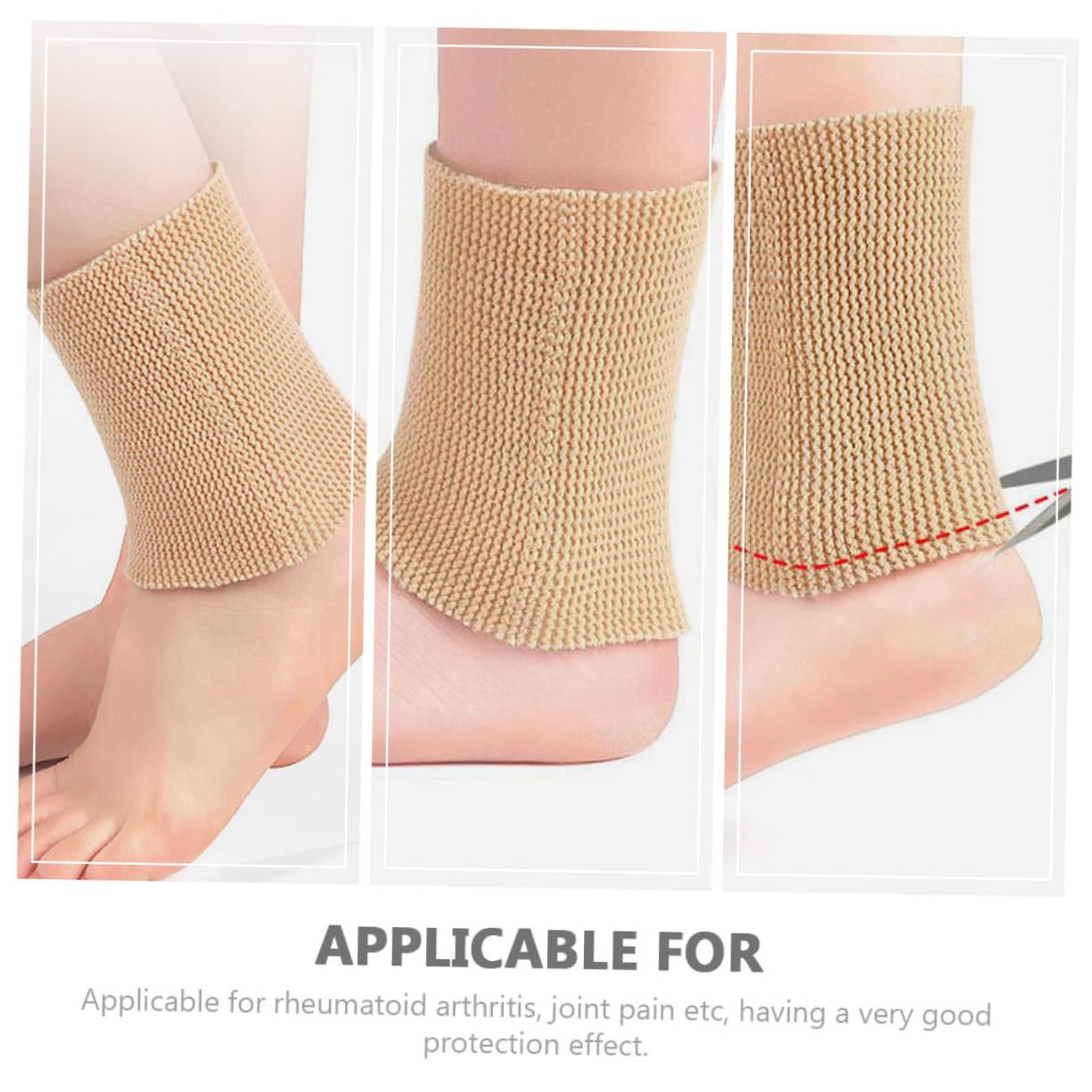 minkissy Nkle Pads Elastic Ankle Brace Sports Ankle Sleeve Breathable Ankle Cover for