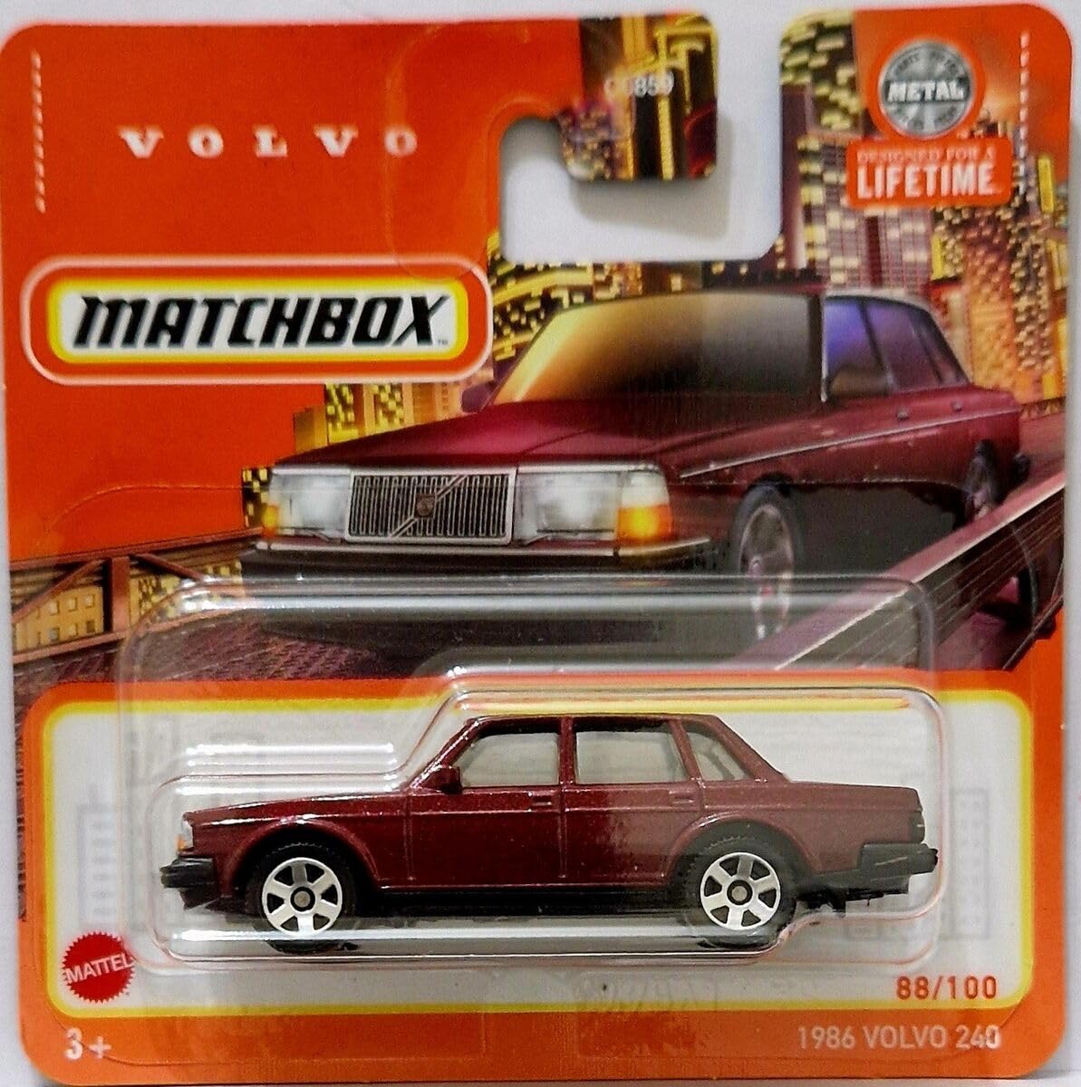 Amazon.com: Kauf und Spar Matchbox 2024 - 1986 Volvo 240 [Burgundy