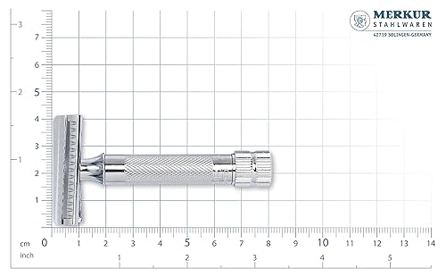 Miniatura 6 de Rasuradora de seguridad Merkur-razor 37c cromado con barra inclinada