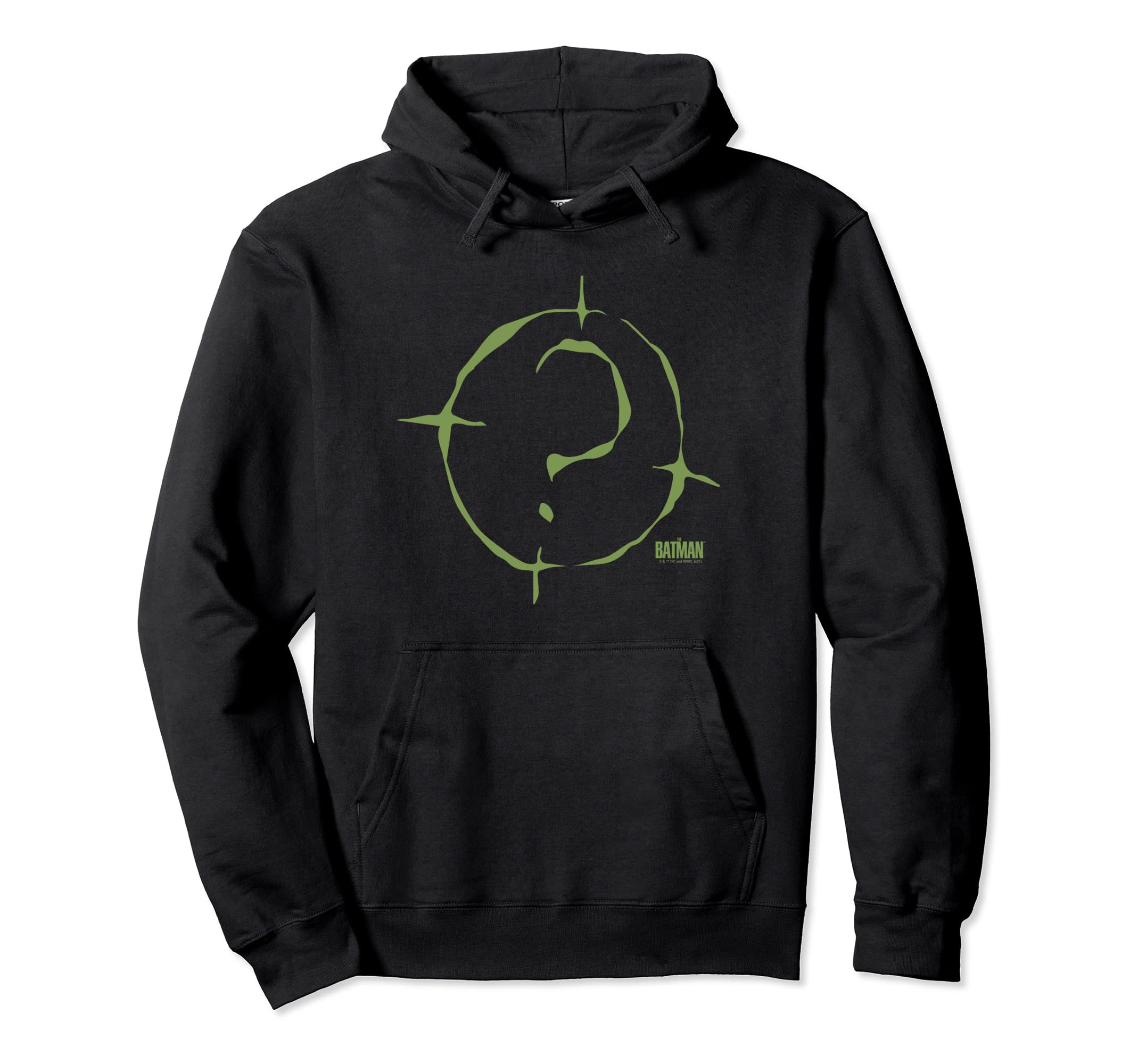 The Batman The Riddler Question Mark Logo Pullover Hoodie