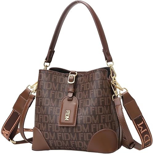 Hobo Shoulder Bag for Women Retro Stylish Tote Satchel with Top Handle, Casual Purse with 2 Shoulder Straps