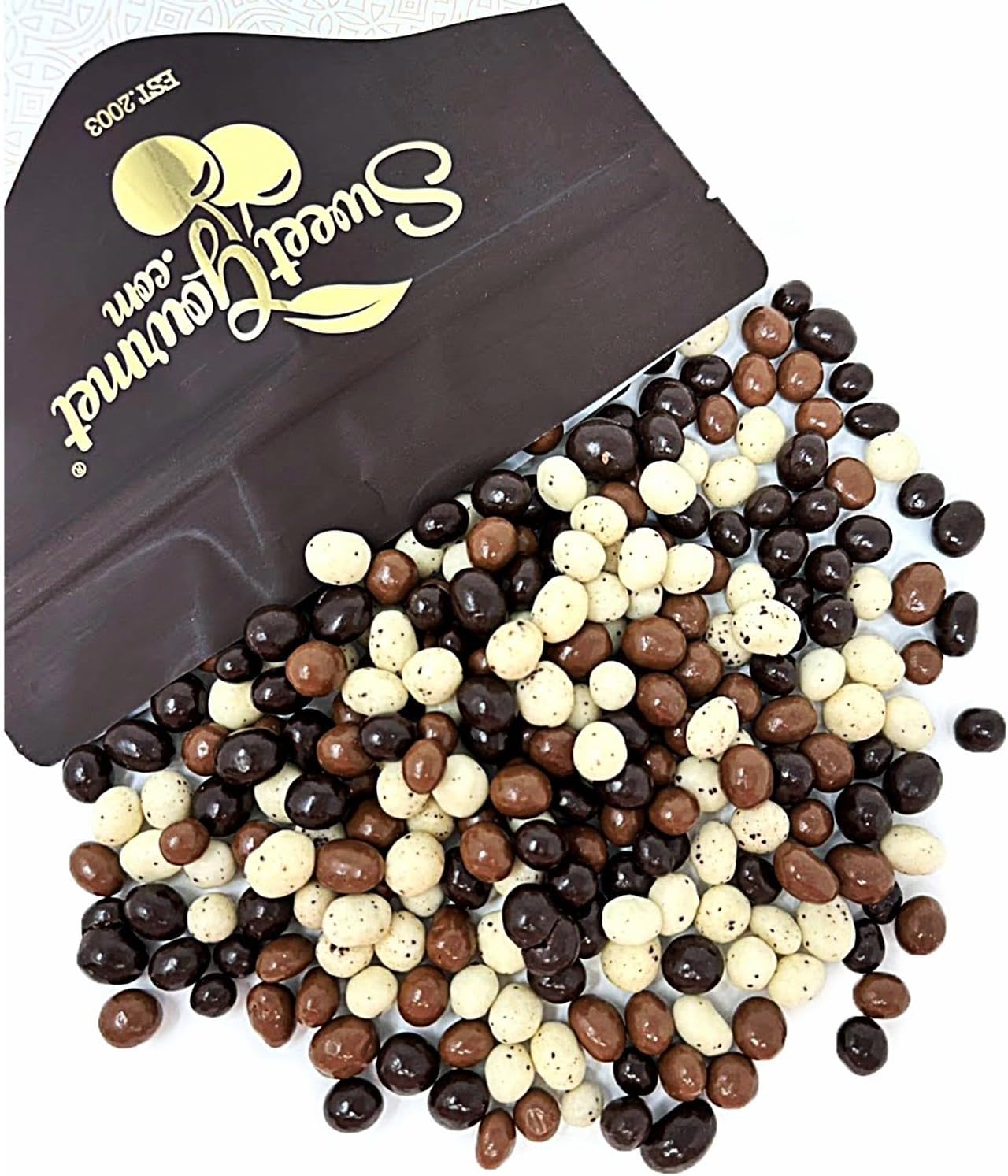 Chocolate Covered Espresso Beans Blend | White Milk Dark Chocolate | 1 Pound