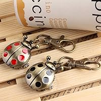 Vista 3 de Vavna - Reloj de bolsillo con diseño de mariquita, color rojo