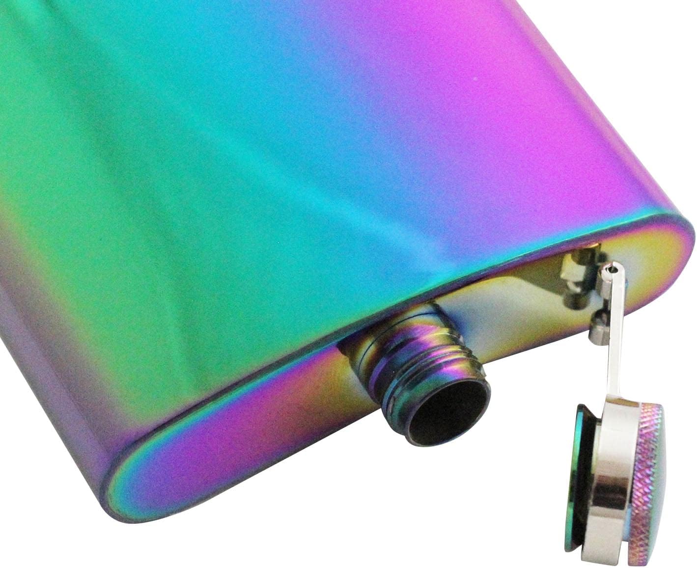 Hip Flask for Liquor 8 Oz Stainless Steel Leak Proof with Funnel Flask Set Men Flask Women Flask Set