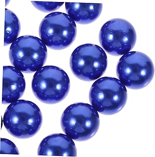 BESTOYARD 800 Peças De Imitação De Pérolas De Plástico Não Porosas Contas De Pérolas Para Enchimento De Vasos Contas De Pérolas Sem Furos Enchimento De Contas De Pérolas Para Artesanato