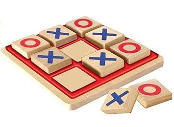 Buy La La Toys Tic Tac Toe Game Wooden Blocks Toys For Kids 0 X Educational Puzzle Made In India Tic Tac Toe 0 X Online At Low Prices In India Amazon In
