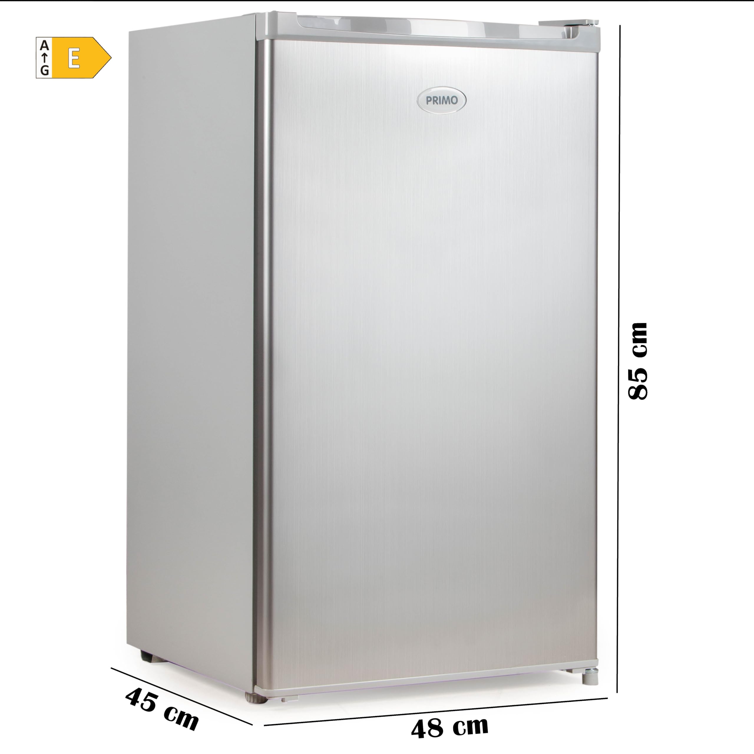 PRIMO PR122FR Réfrigérateur Table Top - 88L - E - Argent