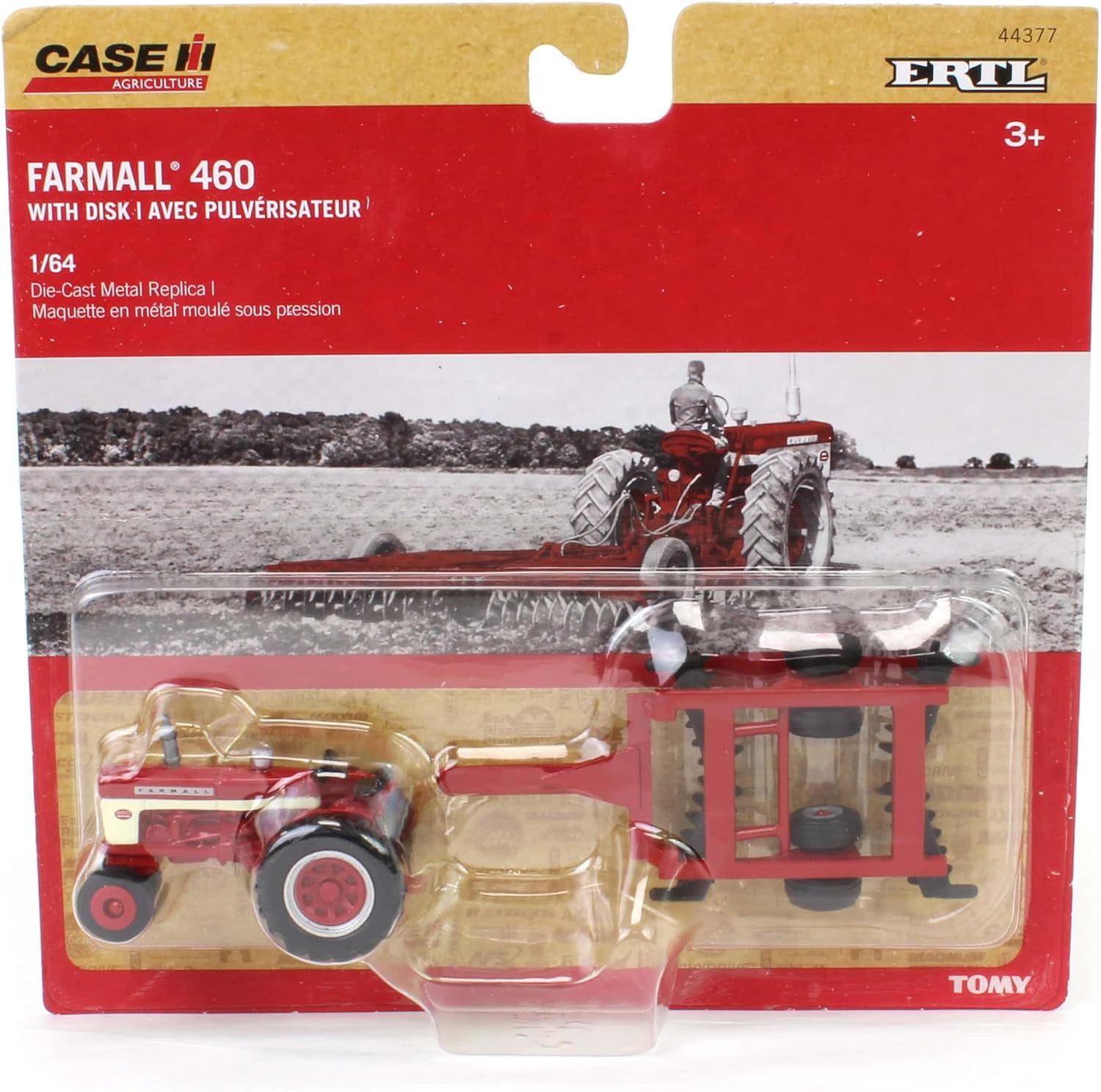 ERTL 1/64 Farmall 460 Tractor with Disk 44377
