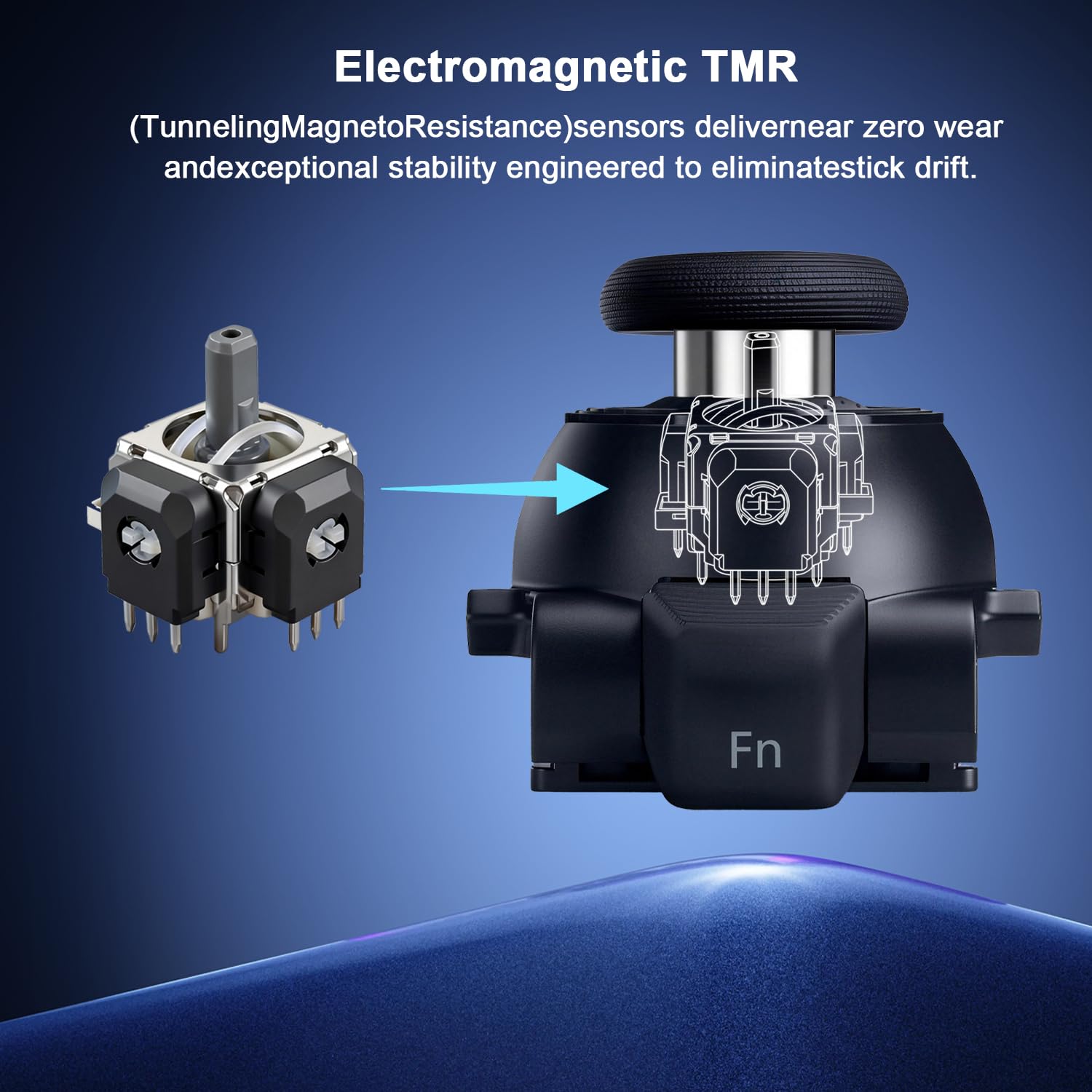 Custom dualsense edge TMR stick module TMR Magnetic Joystick Replacement Kit for PS5 DualSense/DualSense Edge Controller Drift Free Magnetic replacement tmr module nonsolder