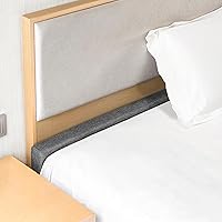 Vista 1 de DEEPSHARK Relleno de espacio de cama para colchón King, esponja 45D de alta densidad, funda extraíble y lavable, relleno extensor de colchón