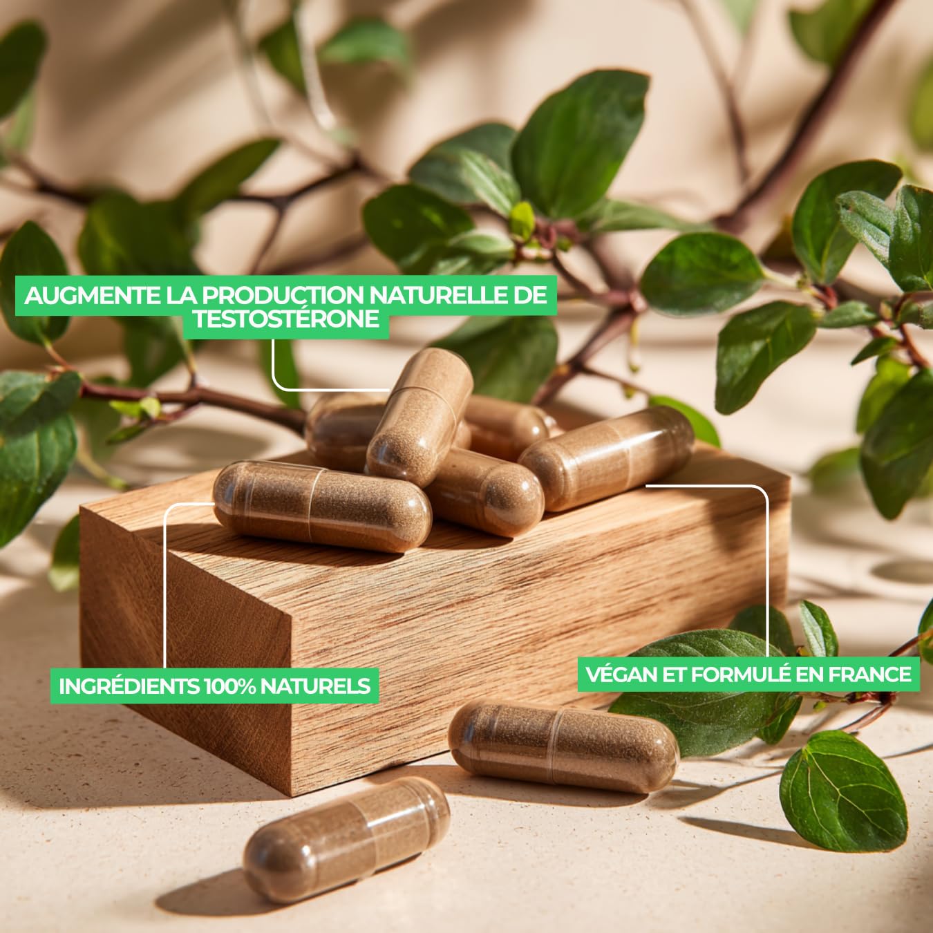 Complexe booster de testostérone naturel - Complément alimentaire