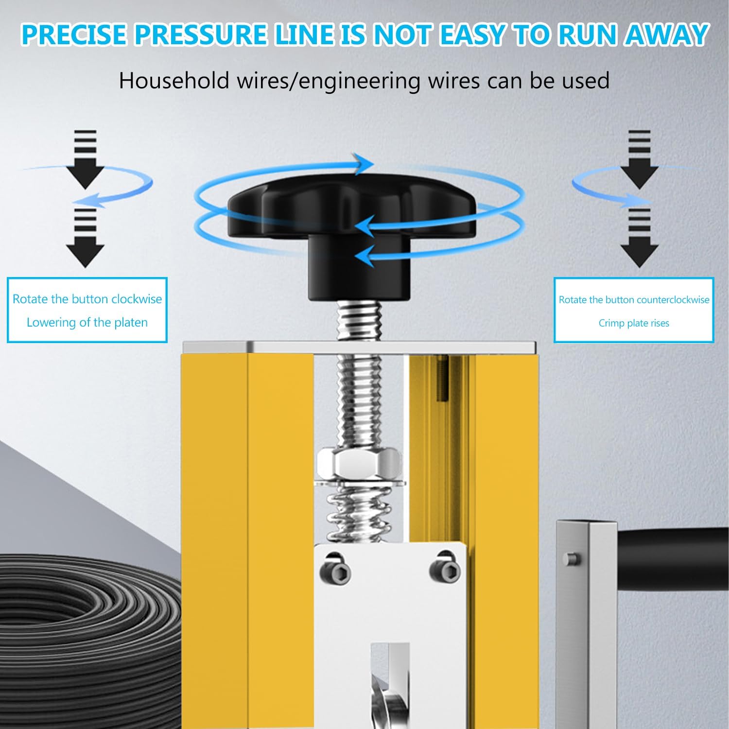 Spellacavi Elettrici Manuale O A Trapano - Per Cavi 1-25 Mm - Foto 3
