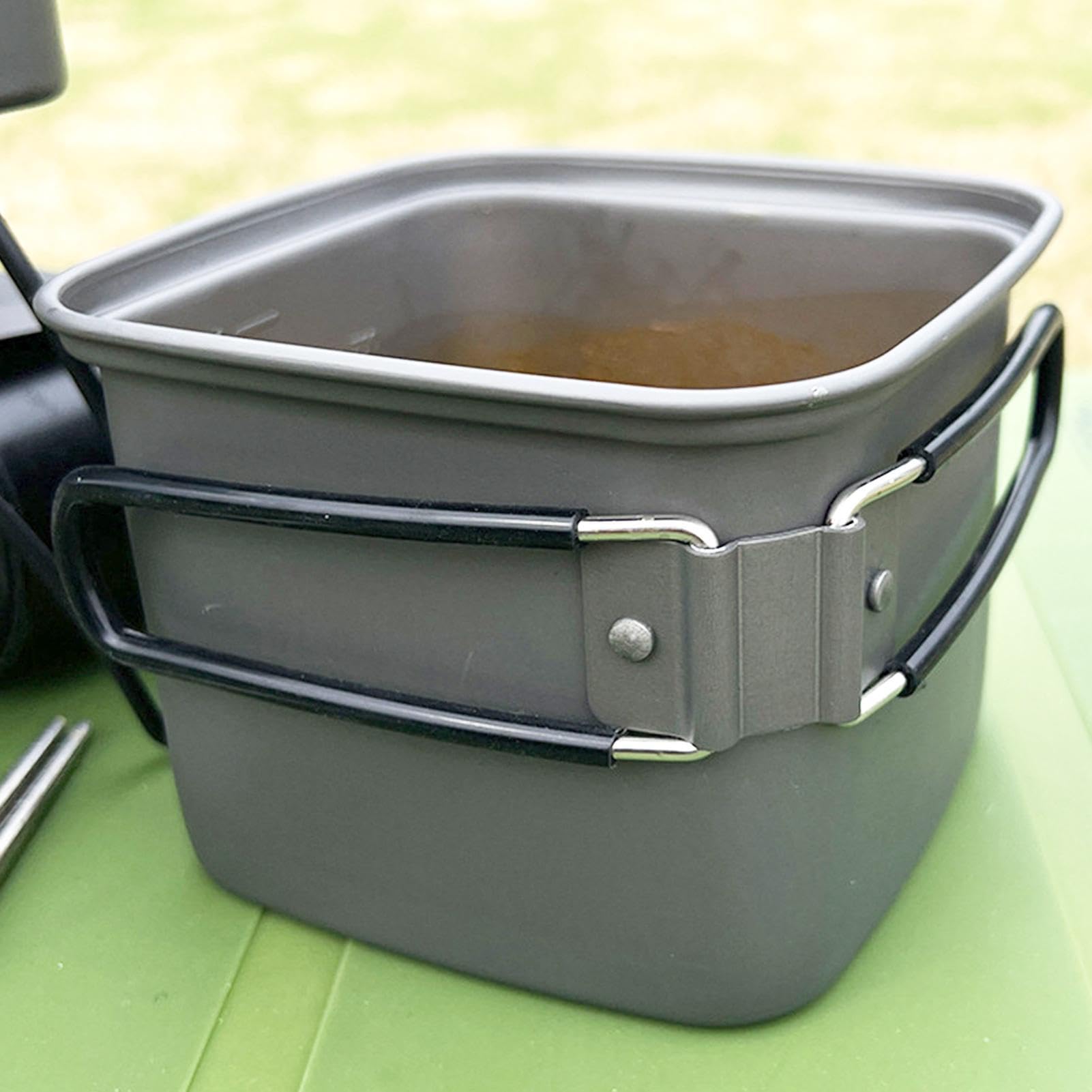 Olla De Camping Al Aire Libre - Batería De Cocina Antiadherente De