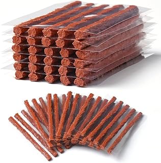 OBPSFY 120 Pcs Tire Plugs，Tire Repair Strings Rubber Strip,Patch Plugs for Tire Repair,Tubeless Tires Seal Filling Puncture Tools,Fit for Car, ATV, UTV, Motorcycle, Wheelbarrow