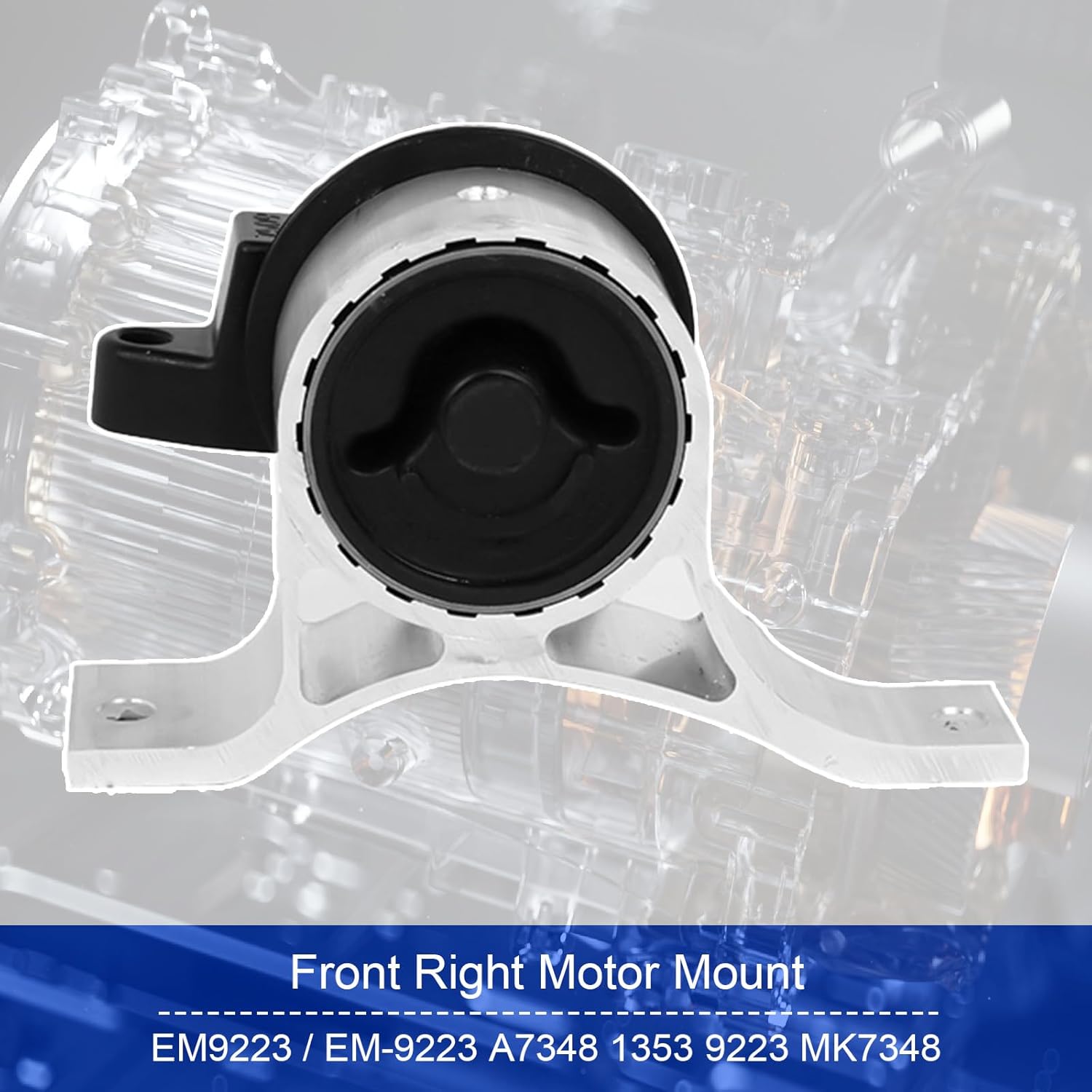 Engine Motor Mount Compatible with Nissan Murano 3.5L 2003-2007 2WD Replacement for OE A7349EL A7348 A7358EL A4321 Set of 4