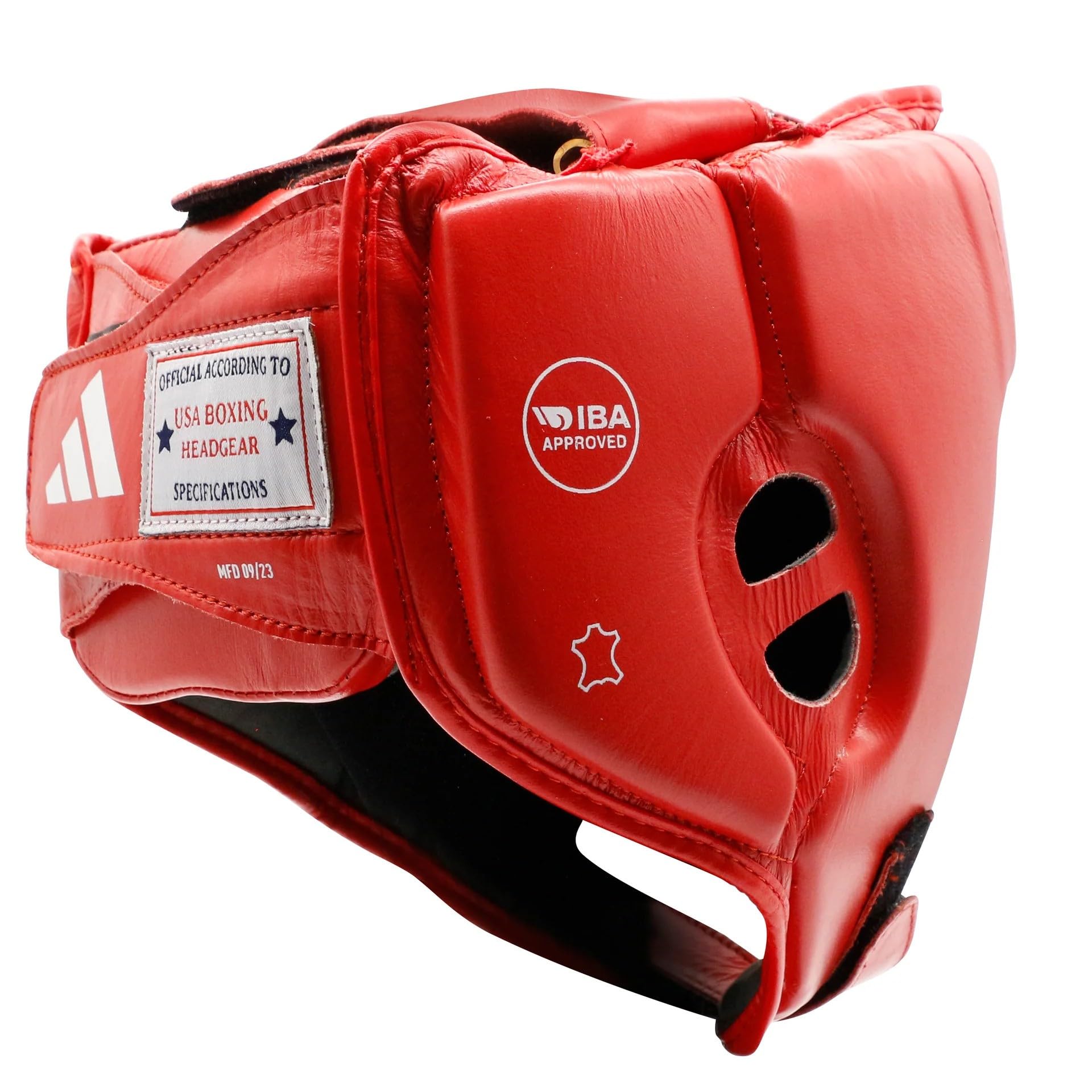 adidas Unisex – Erwachsene IBA Boxing Head Guard Kopfschutz, Rot, S