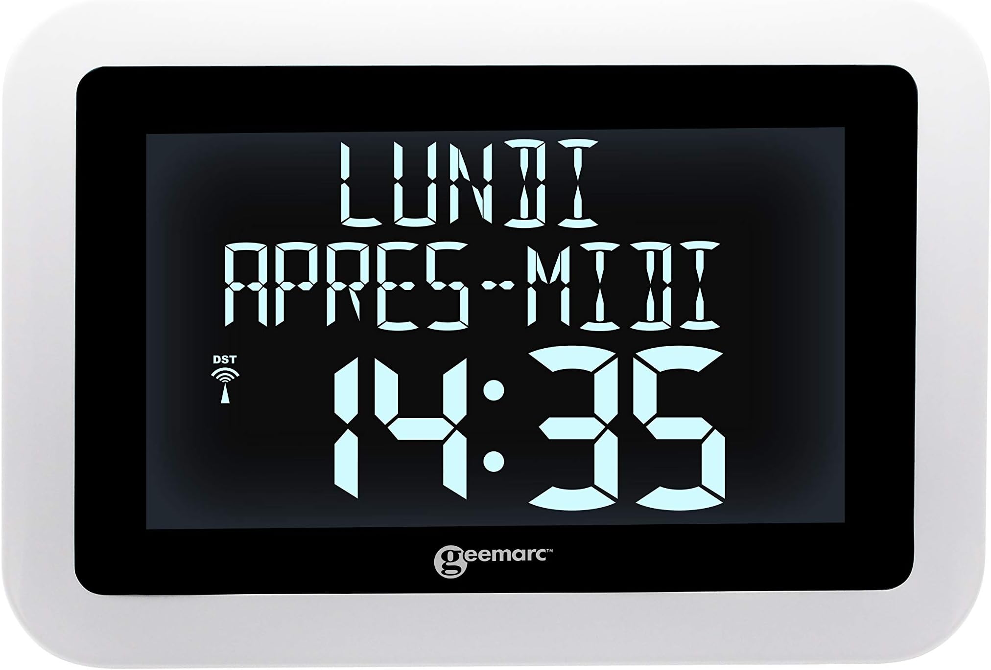 Horloge LCD Rétro-éclairée - Horloge LCD D'intérieur Bodet - Horlogue Pour Industrie - Horloge