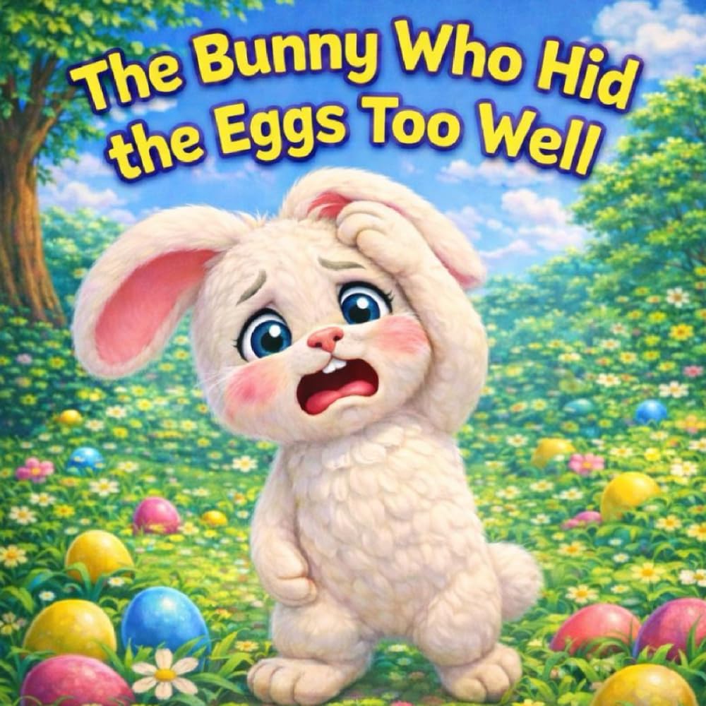 The Bunny Who Hid The Eggs Too Well: Easter Poetry and Coloring Book for Kids