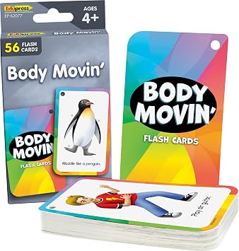 Body Movin Flash Cards EP62077