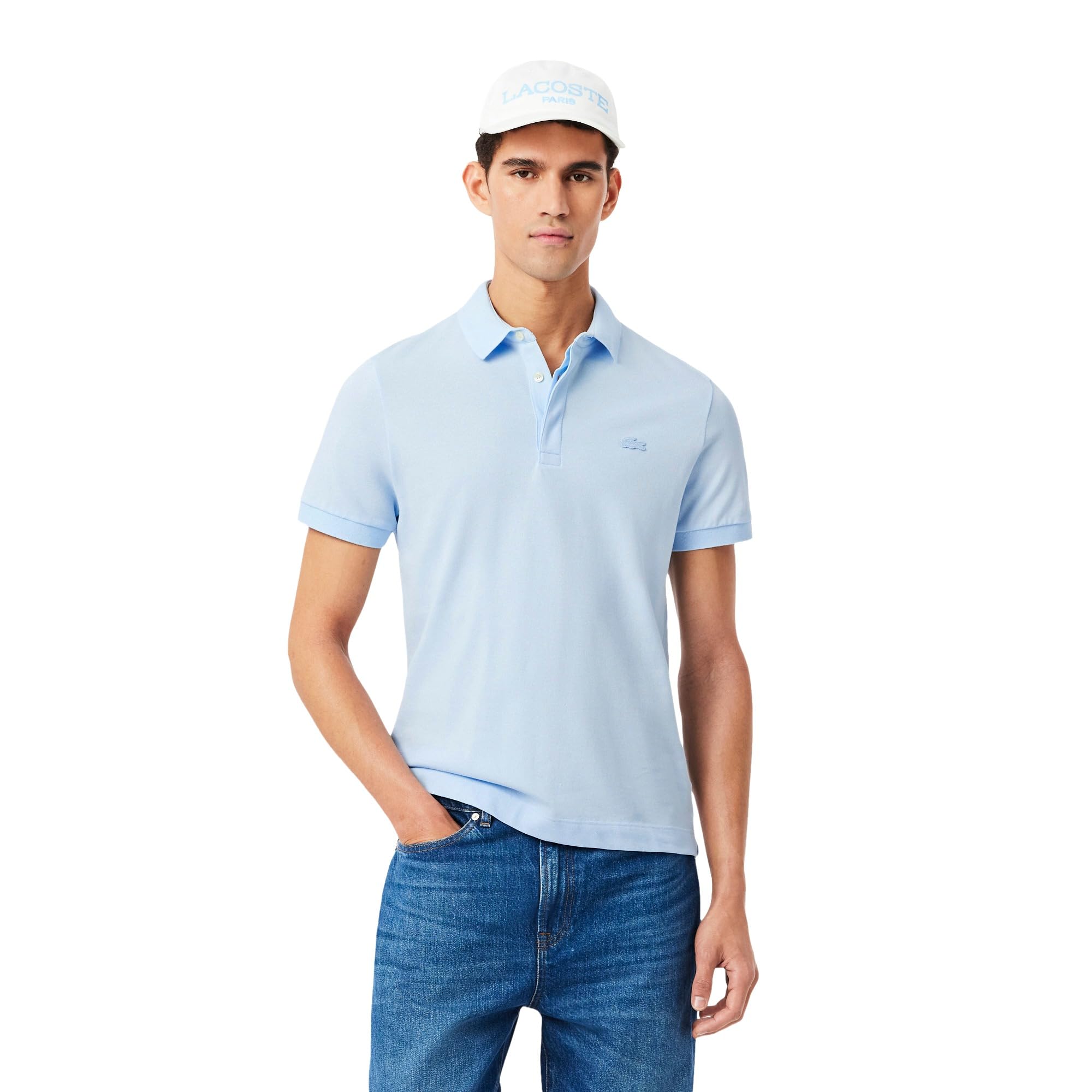 Men's Regular Fit Polo Shirt (PH5522T01_Blue XL)-image-2