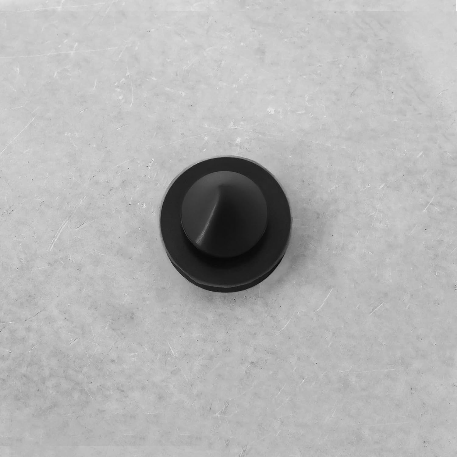 20PCS Rubber Push-In Feet Outer Diameter 13mm Inner Diameter 6.2mm Foot Thickness 2.7mm Suitable for 1/4 Inch Hole for Household Appliances Furniture Black