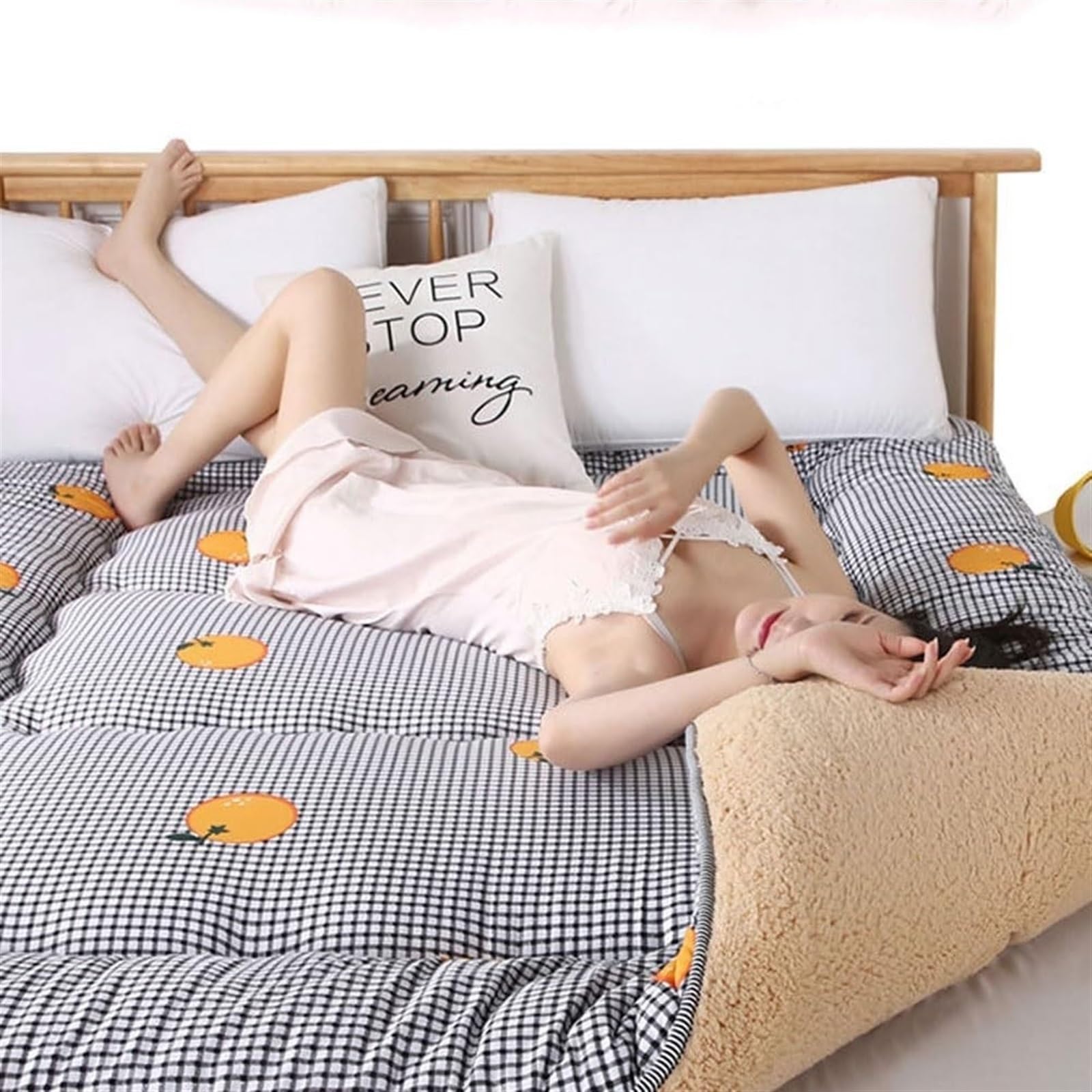 Colchón de futón de Suelo japonés, colchón Enrollable Plegable, colchón de Cama de Masaje tailandés, colchoneta de Tatami, colchón para Dormir para Suelo (Color : G, Size : 90 * 200cm)