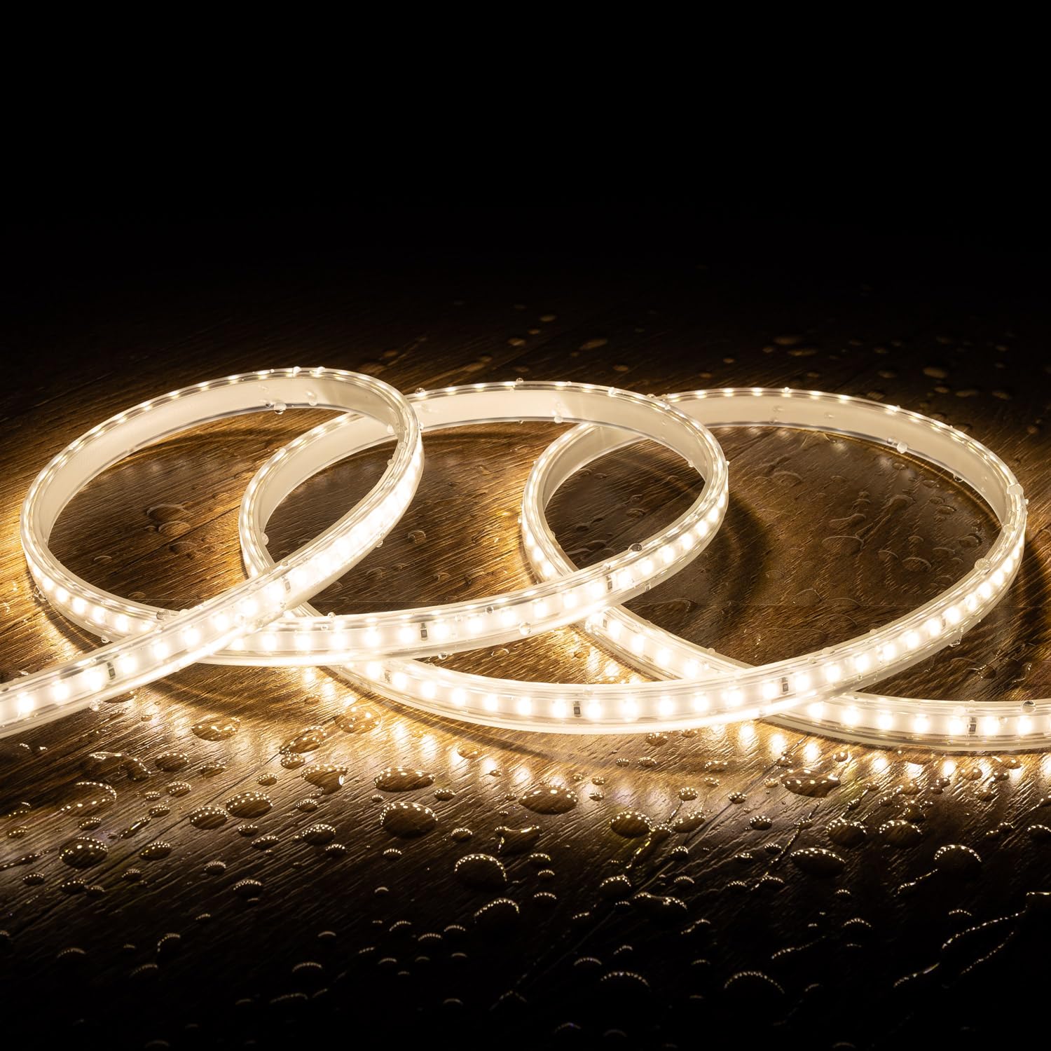 LEDKIA Tira LED Regulable 220V SMD 120 LED/m Color 8.5W/m Ancho 12mm Corte