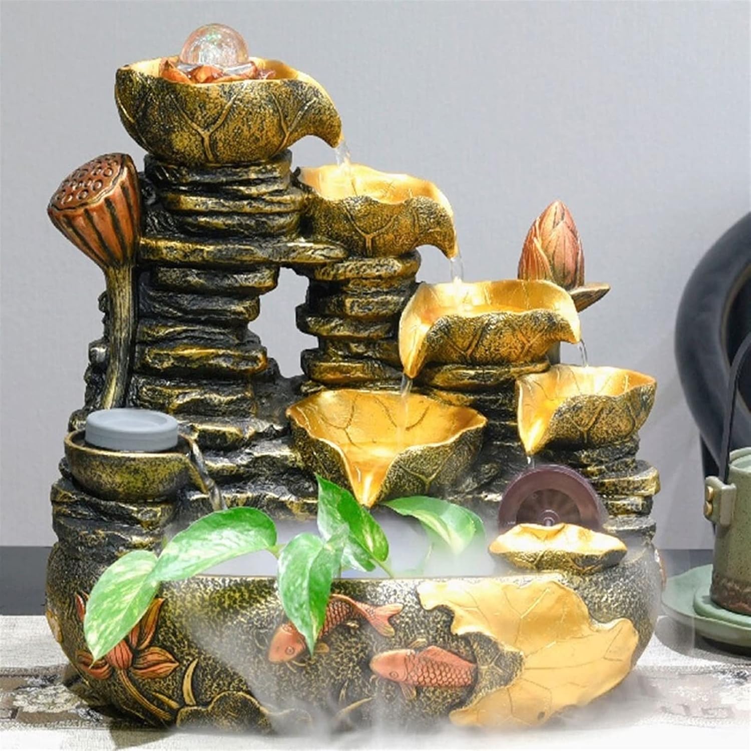 漆芸碁盤 柳山 山水画デザイン 碁石入れ付 【公式通販】