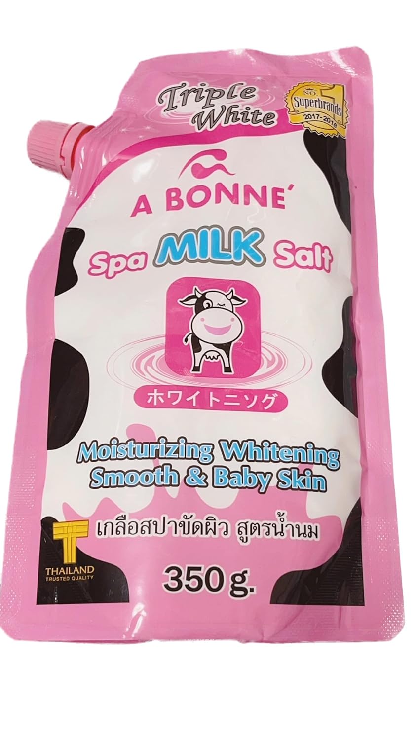 A Bonne Spa Milk Salt Moisturizes Whitens and Softens Skin 350g