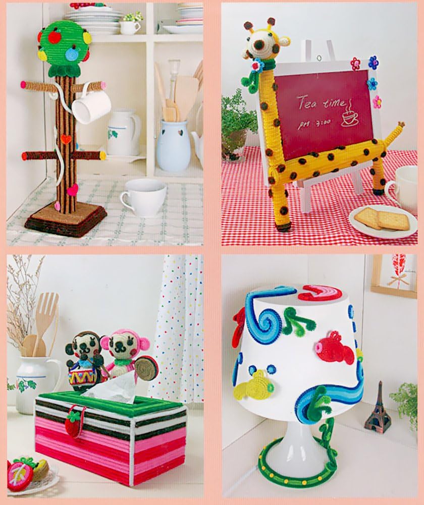 Acerich 600 Pcs Pipe Cleaners 30 Colors Chenille Stems for Valentine Day DIY Art Craft Decorations (6 mm x 12 Inch) : Arts, Crafts & Sewing