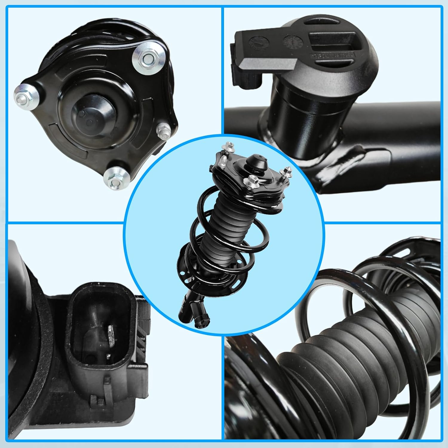 Air Suspension Shocks Absorbers for 2018-2022 Honda Accord Car Front Right Air Struts OEM Replace# 51611TVAL91, 51611-TVA-L91 (7S5162 x 1)